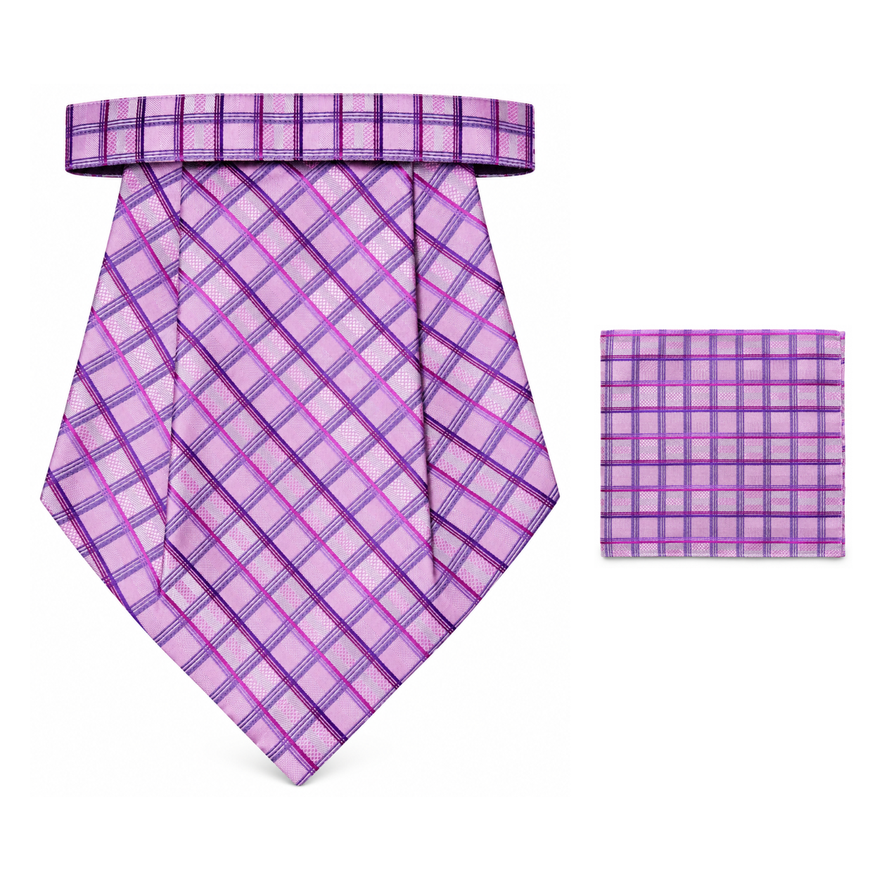 CRAVAT AND POCKET SQUARE