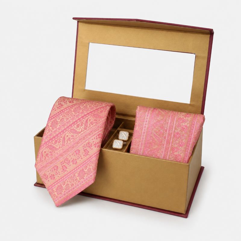 NECKTIE,POCKET SQUARE,CUFFLINK