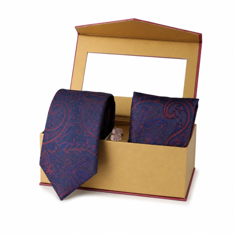 NECKTIE,POCKET SQUARE,CUFFLINK