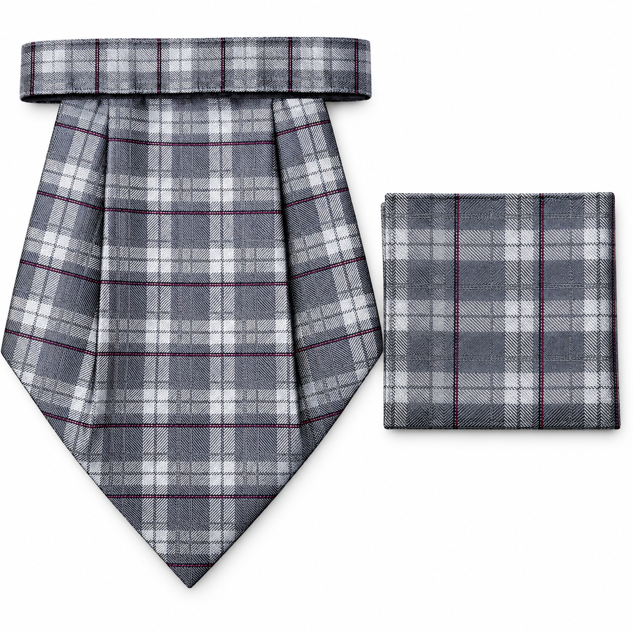 CRAVAT AND POCKET SQUARE