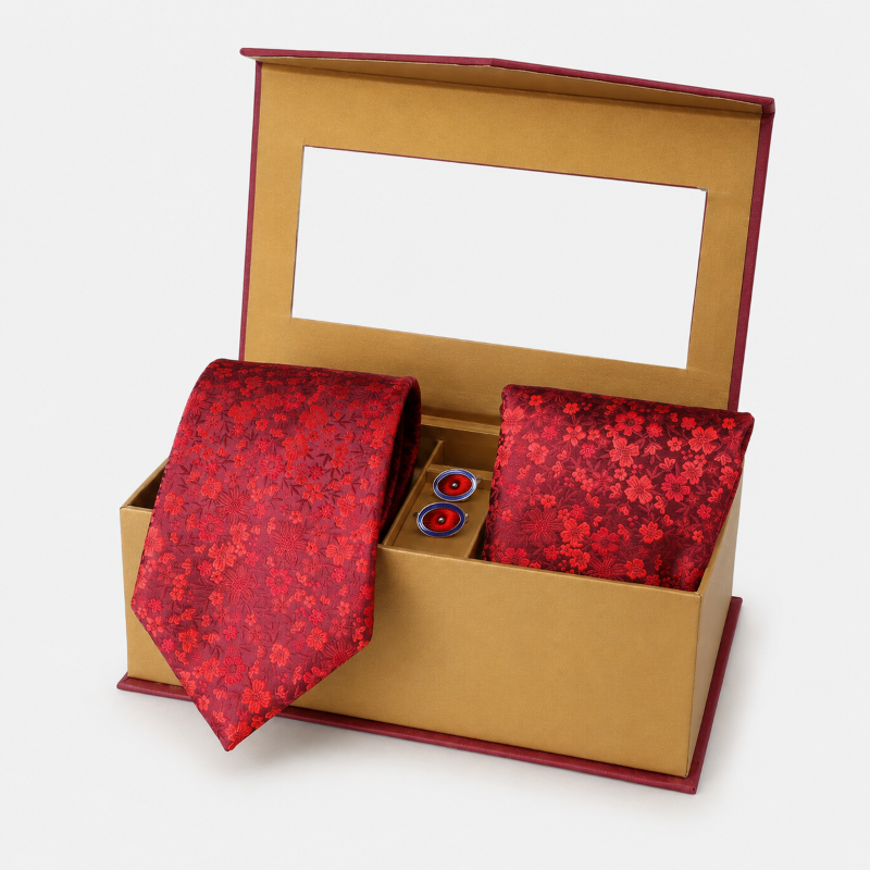 NECKTIE,POCKET SQUARE,CUFFLINK