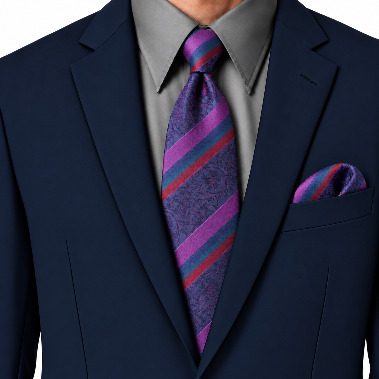 NECKTIE AND POCKET SQUARE
