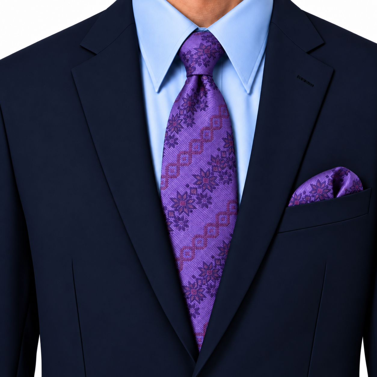 NECKTIE AND POCKET SQUARE