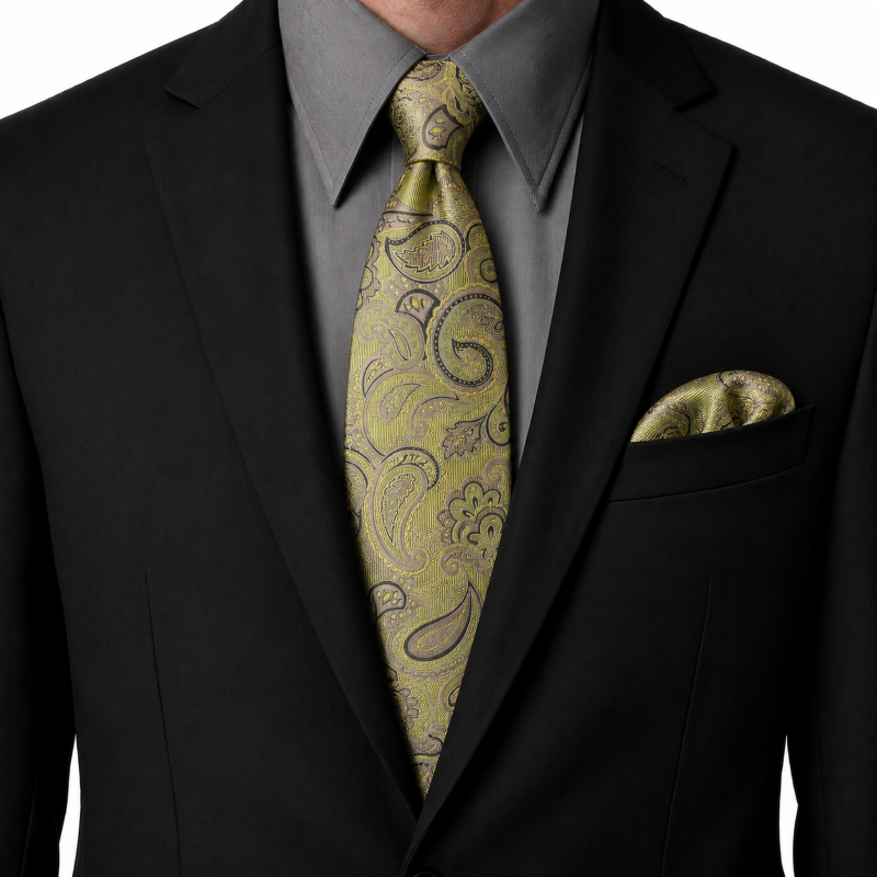 NECKTIE,POCKET SQUARE,CUFFLINK