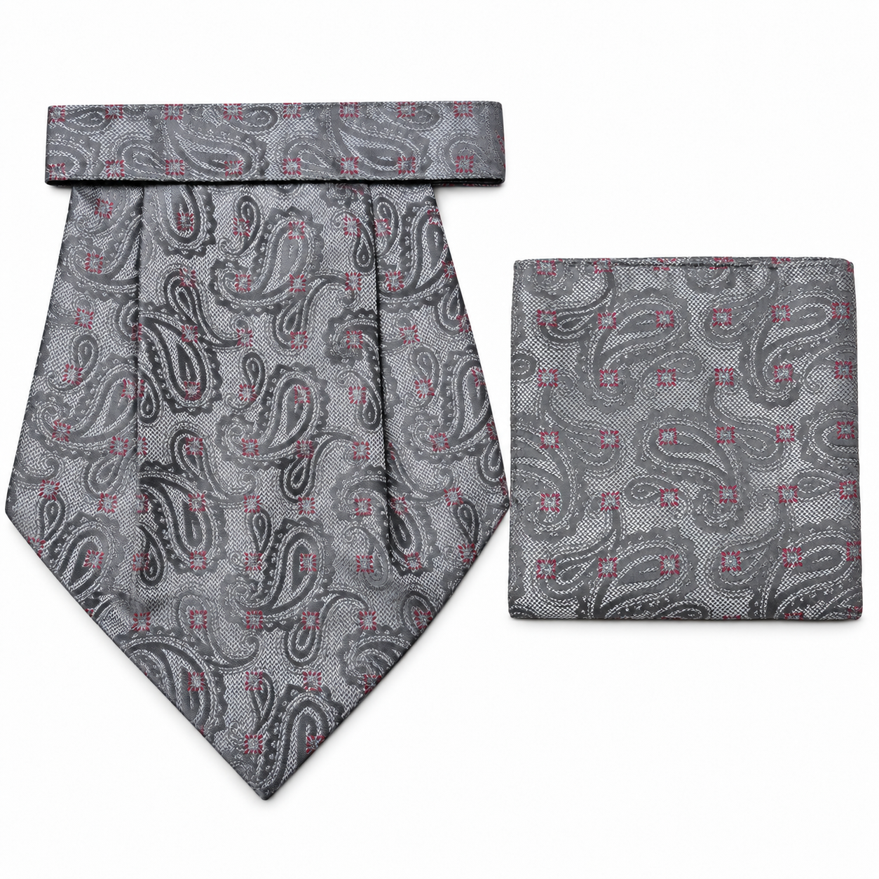 CRAVAT AND POCKET SQUARE
