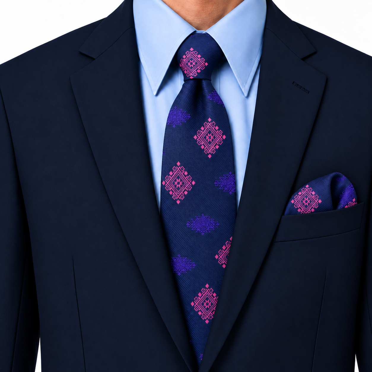 NECKTIE AND POCKET SQUARE