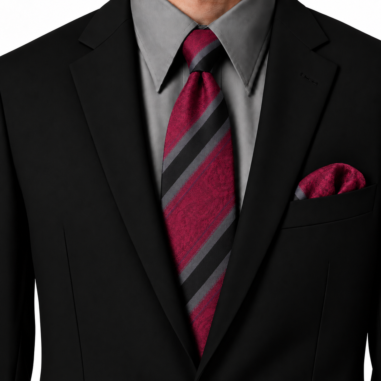 NECKTIE AND POCKET SQUARE
