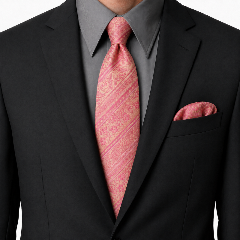 NECKTIE,POCKET SQUARE,CUFFLINK