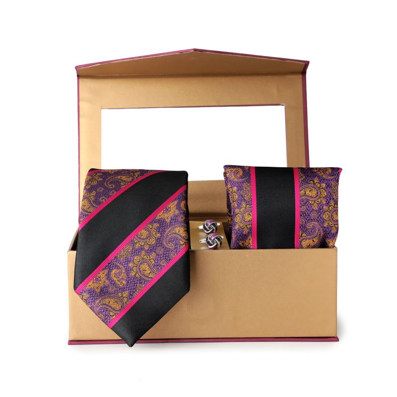 NECKTIE, POCKET SQUARE, CUFFLINK