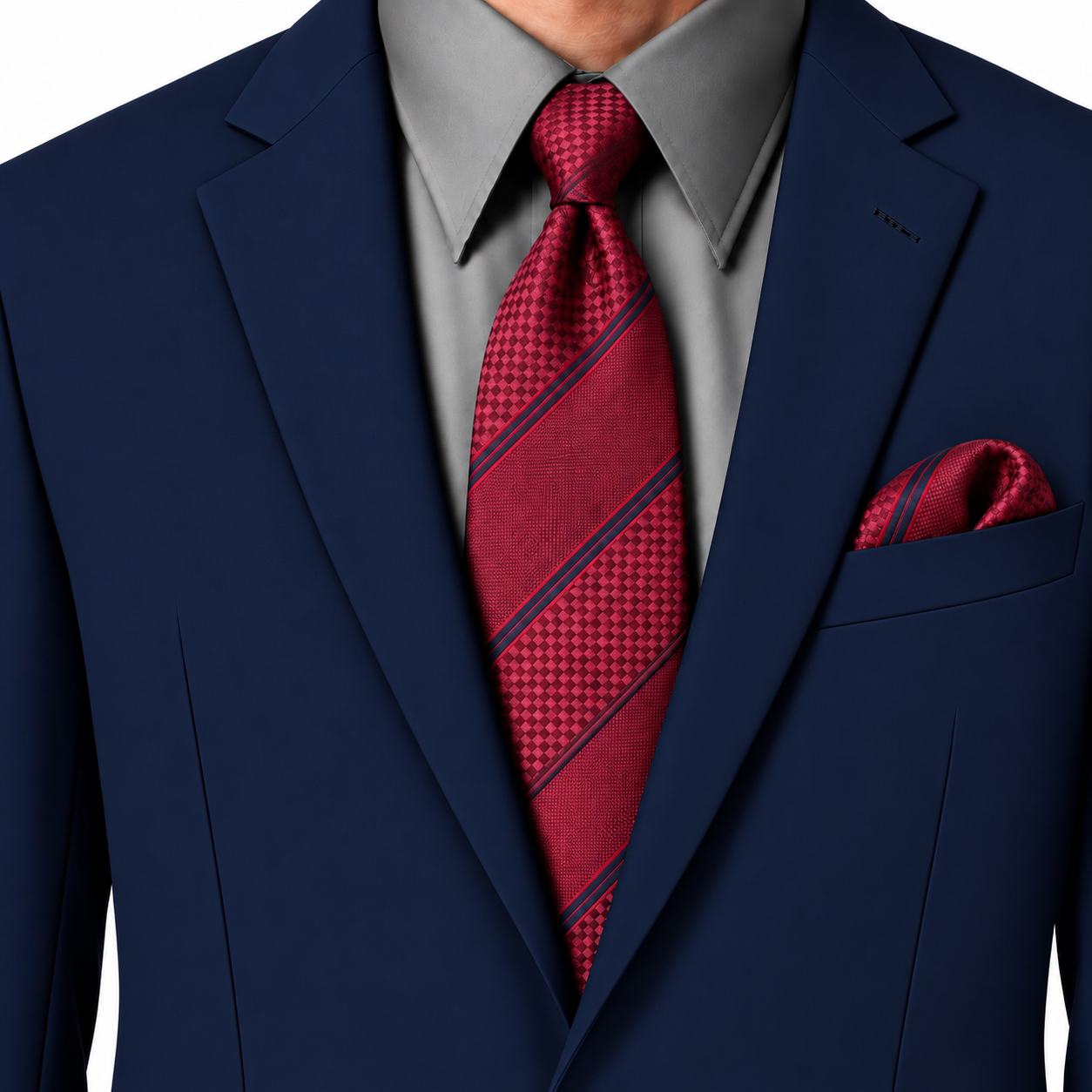 NECKTIE AND POCKET SQUARE