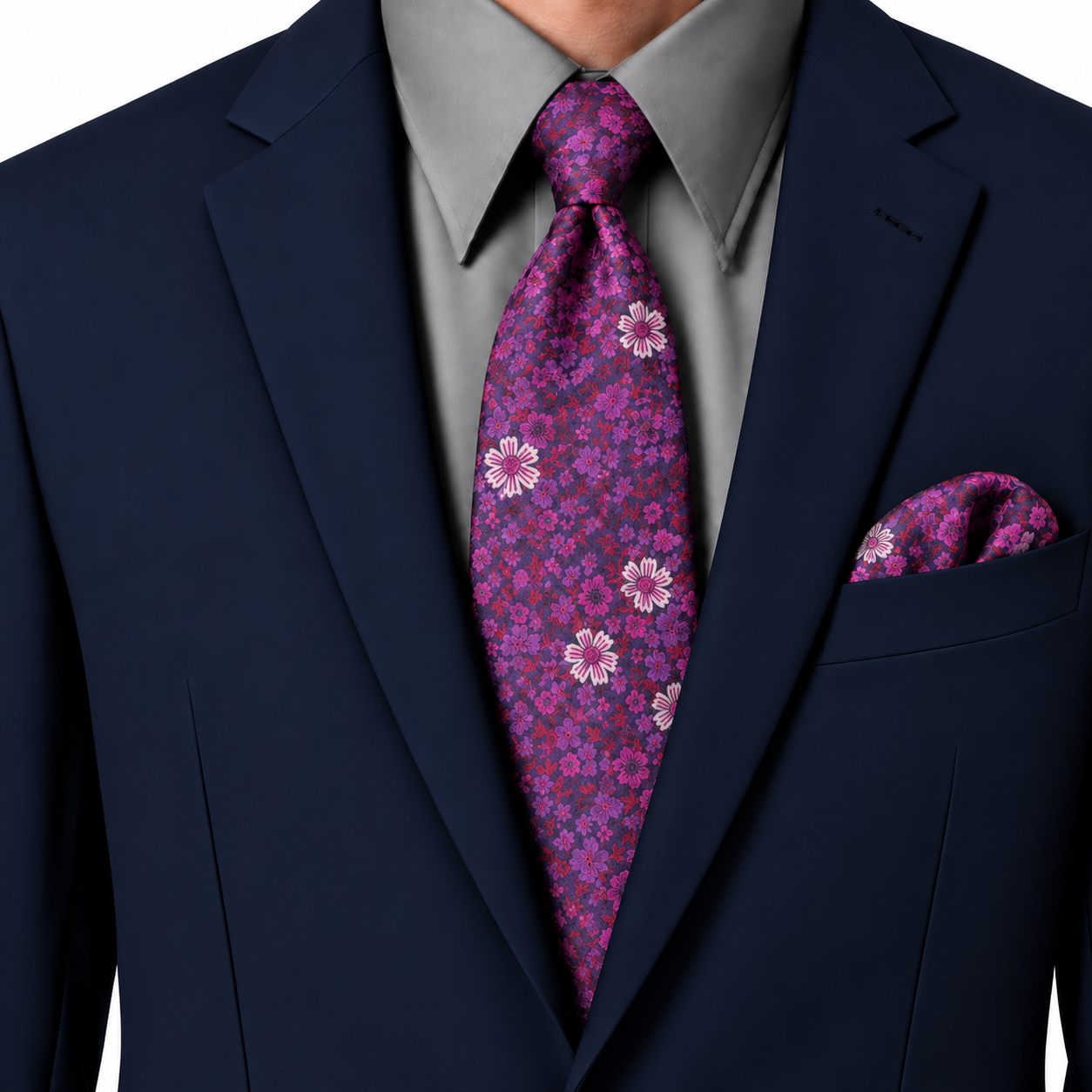 NECKTIE AND POCKET SQUARE