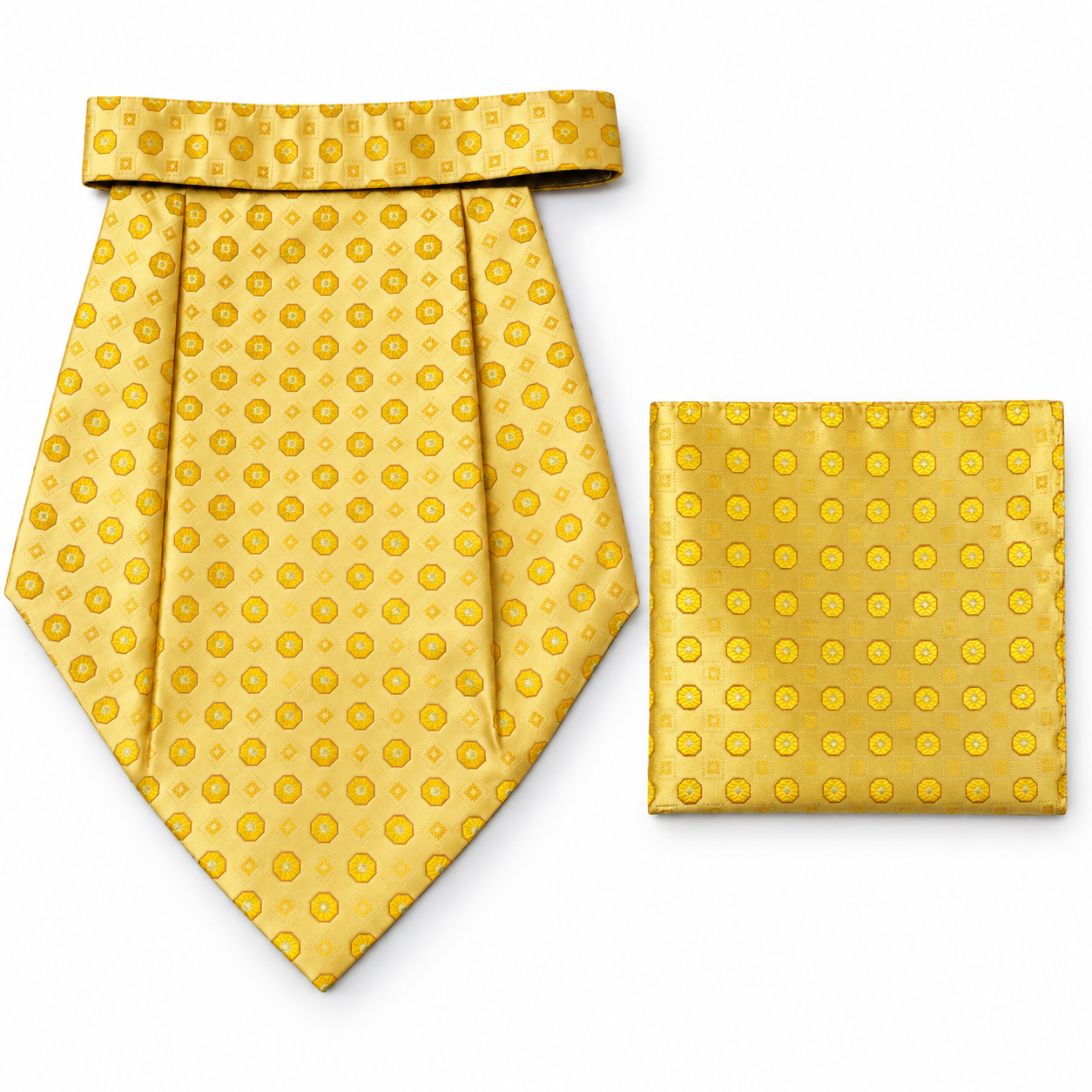 CRAVAT AND POCKET SQUARE