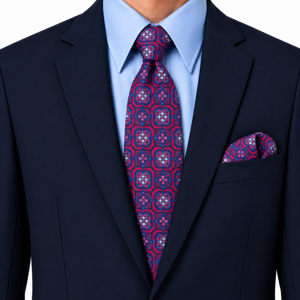 NECKTIE AND POCKET SQUARE
