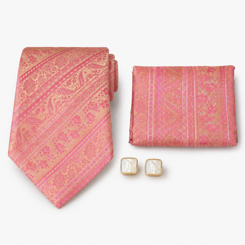 NECKTIE,POCKET SQUARE,CUFFLINK