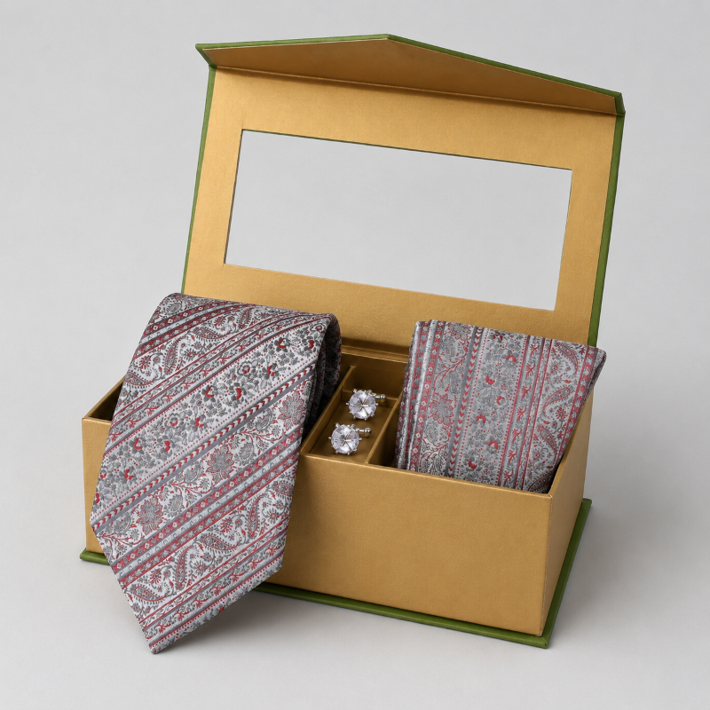 NECKTIE,PSQ,CUFFLINK