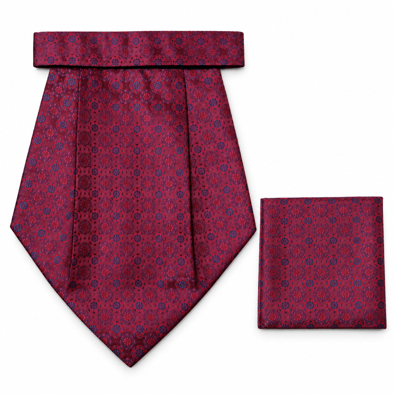 CRAVAT AND POCKET SQUARE