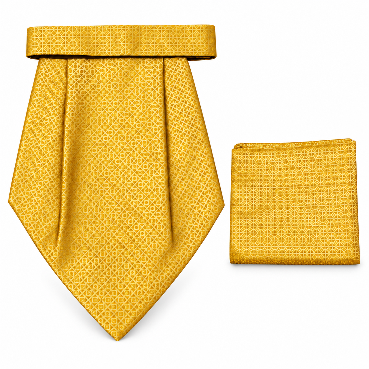 CRAVAT AND POCKET SQUARE