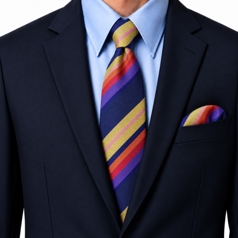 NECKTIE AND POCKET SQUARE