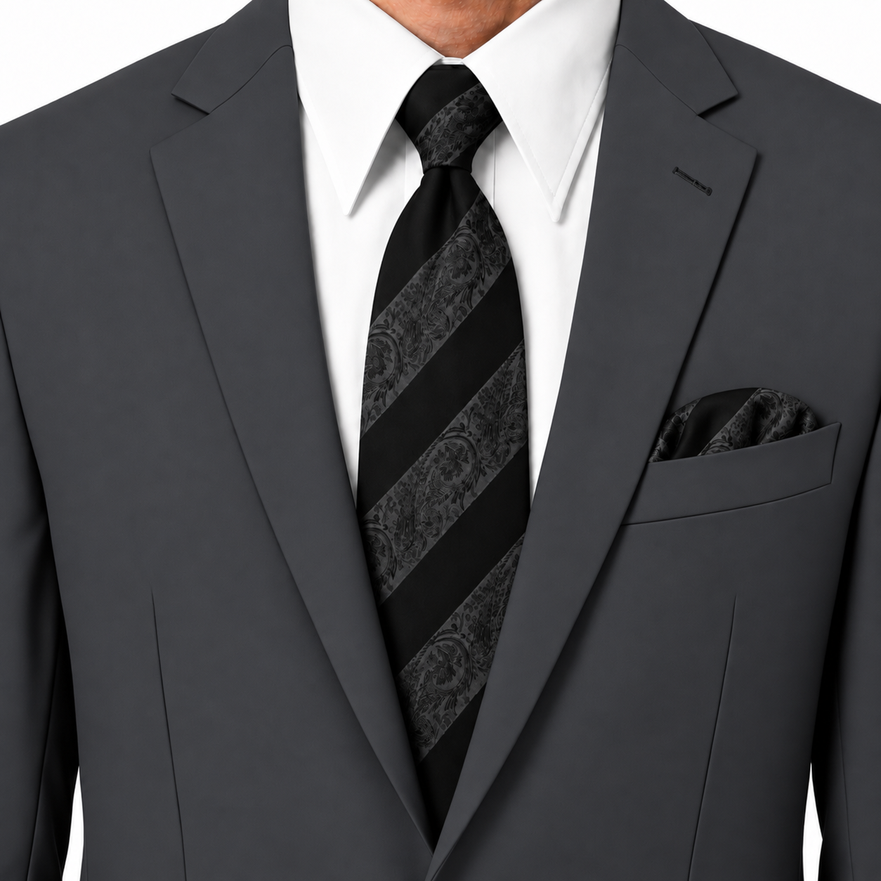 NECKTIE AND POCKET SQUARE