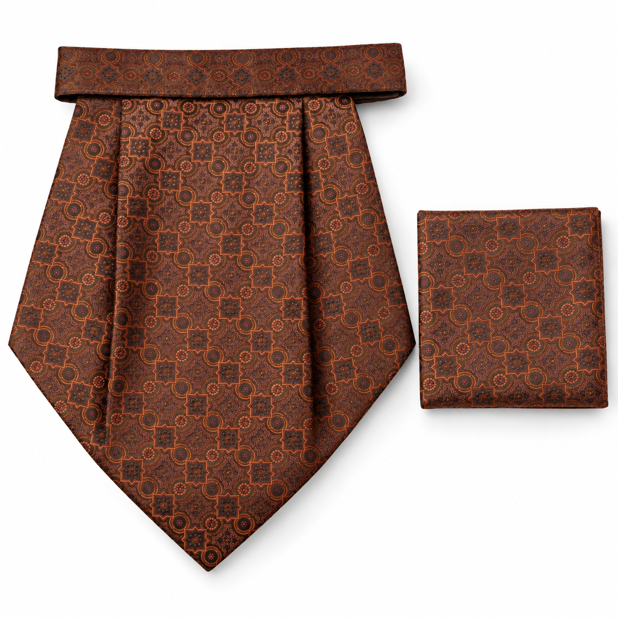 CRAVAT AND POCKET SQUARE