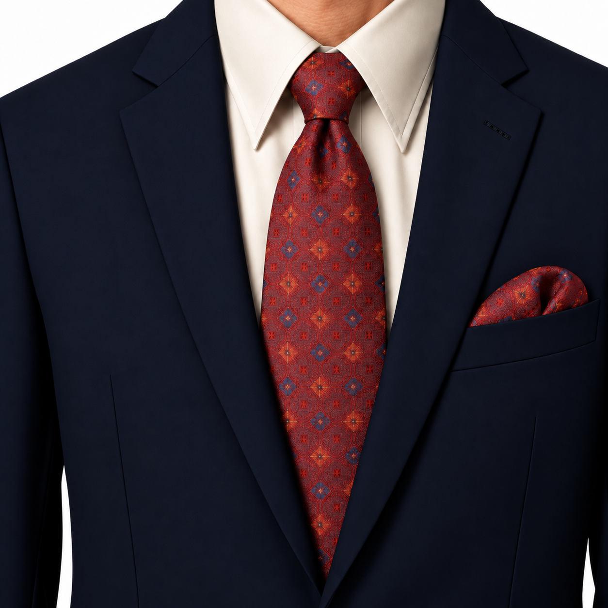 NECKTIE AND POCKET SQUARE
