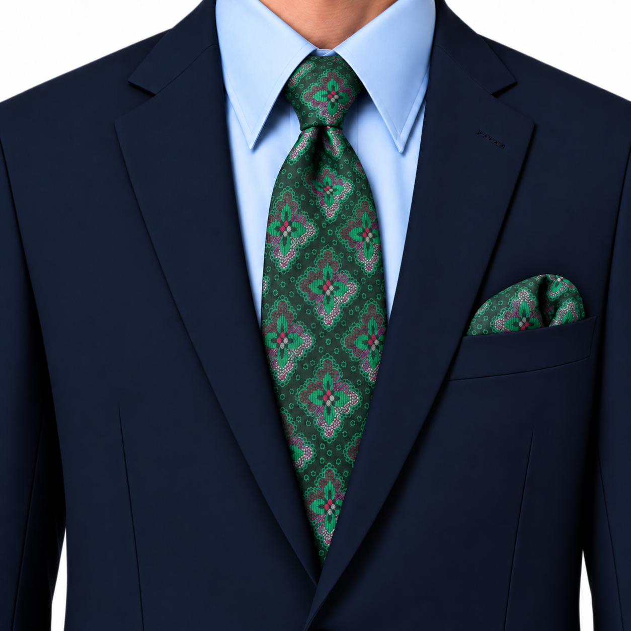 NECKTIE AND POCKET SQUARE