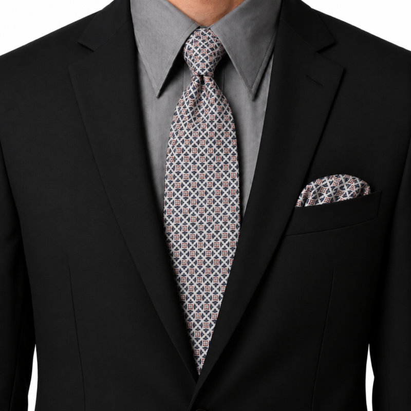 NECKTIE AND POCKET SQUARE