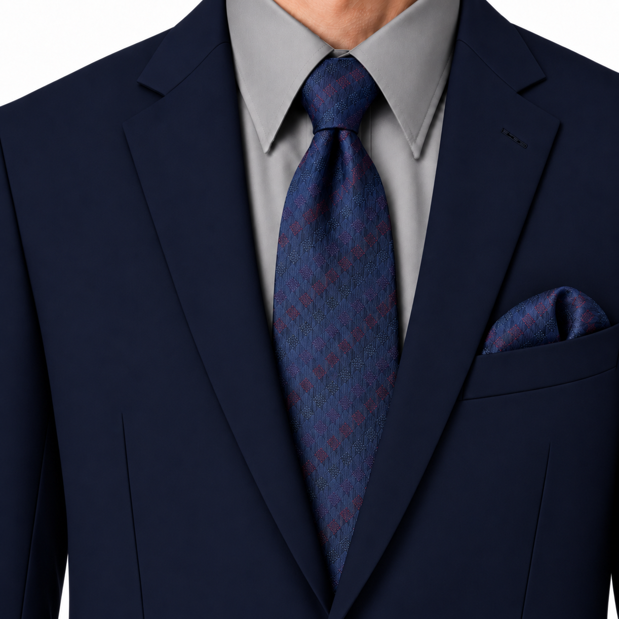 NECKTIE AND POCKET SQUARE
