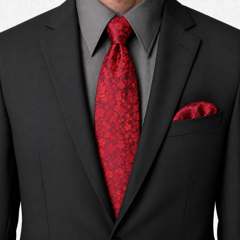NECKTIE,POCKET SQUARE,CUFFLINK