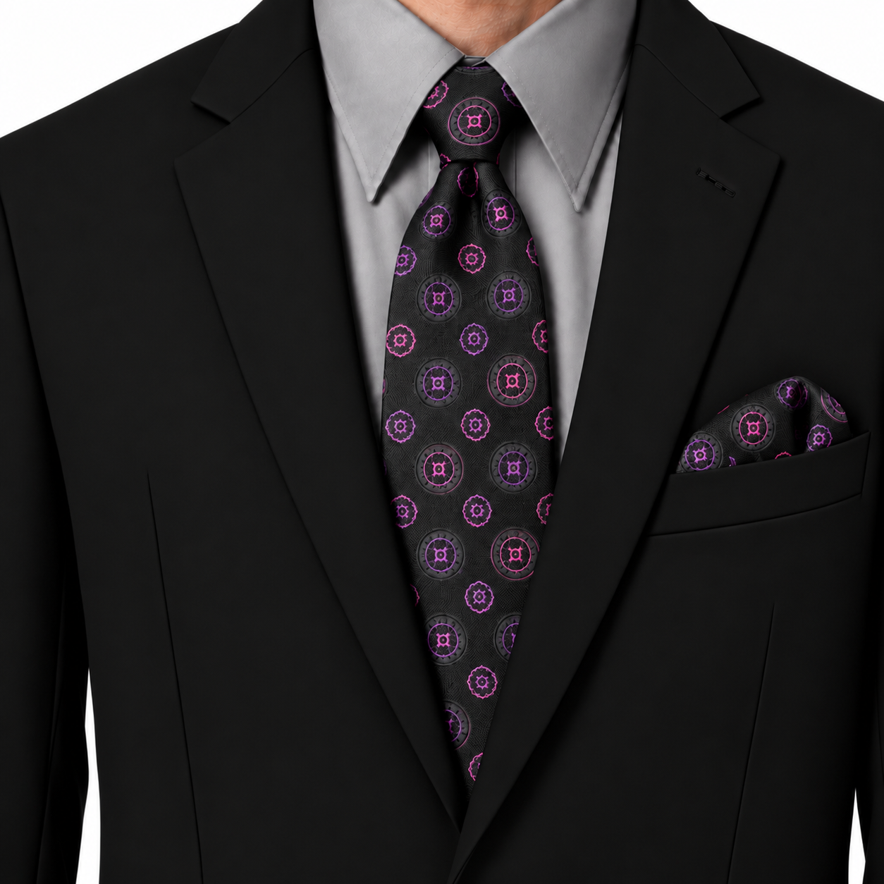 NECKTIE AND POCKET SQUARE