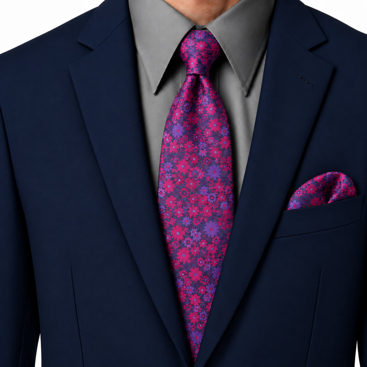 NECKTIE AND POCKET SQUARE