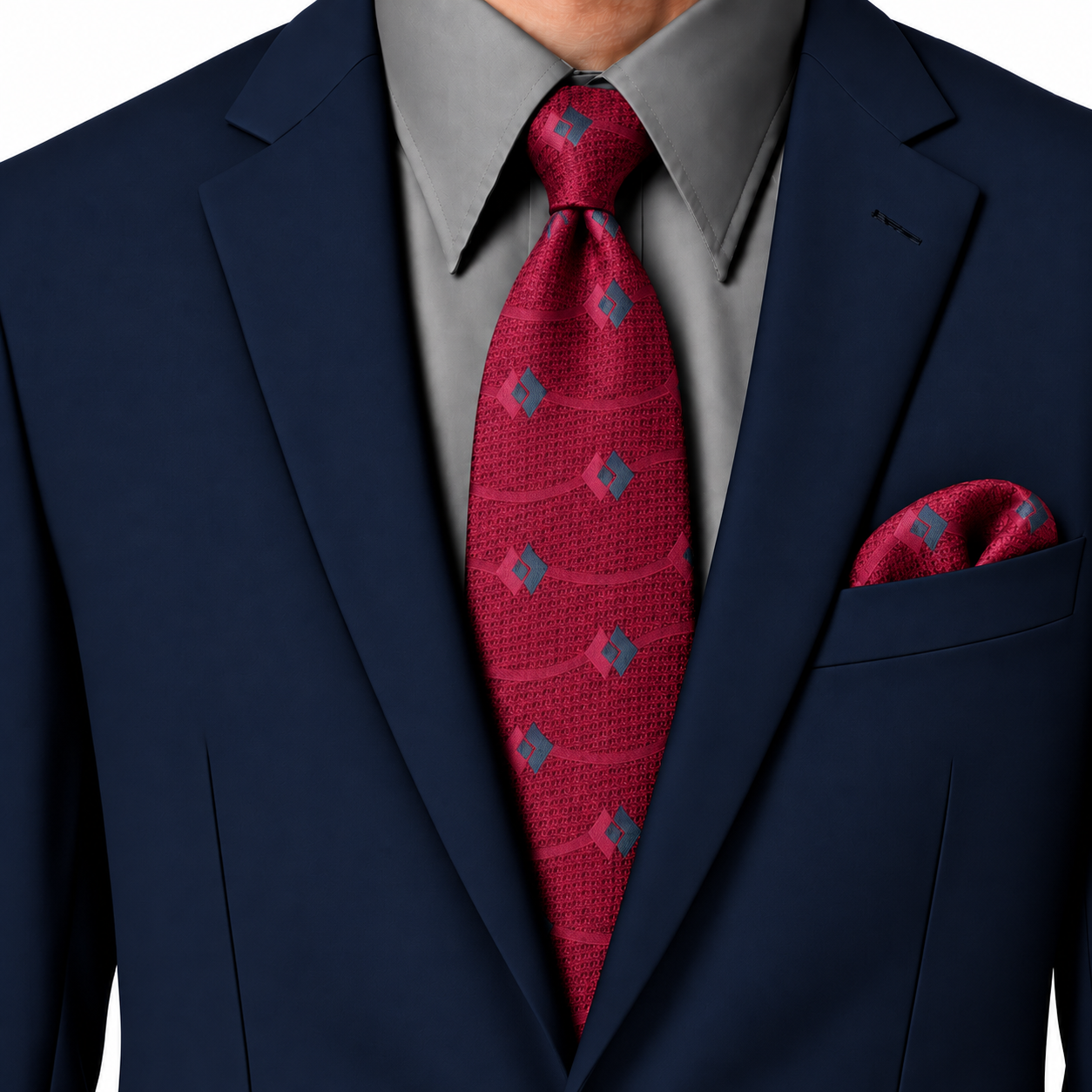 NECKTIE AND POCKET SQUARE