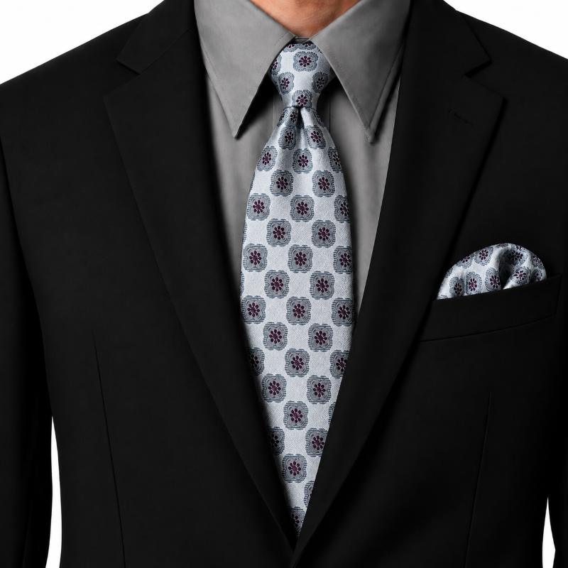 NECKTIE AND POCKET SQUARE