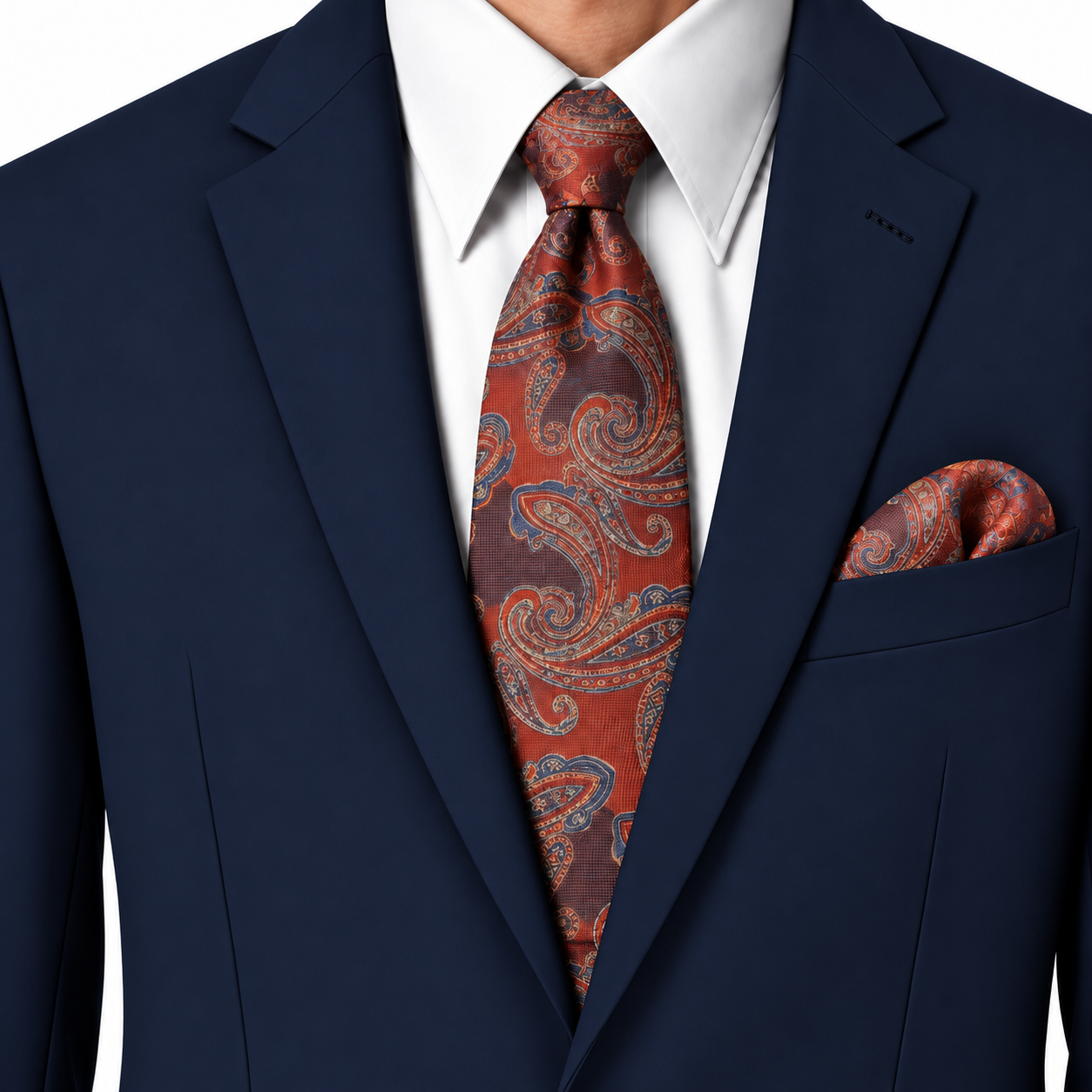NECKTIE AND POCKET SQUARE