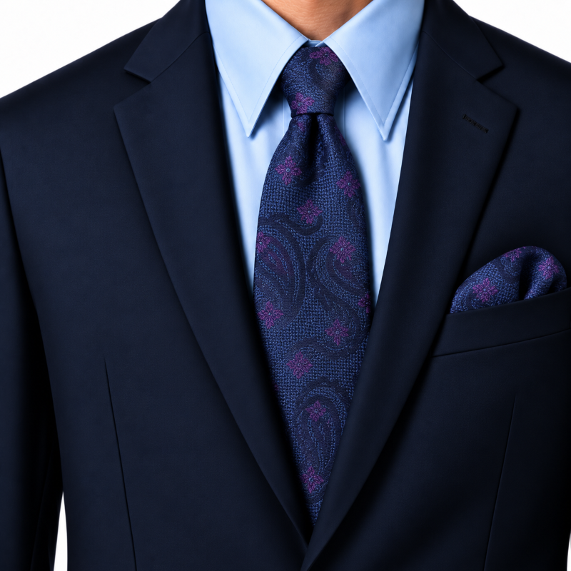 NECKTIE AND POCKET SQUARE